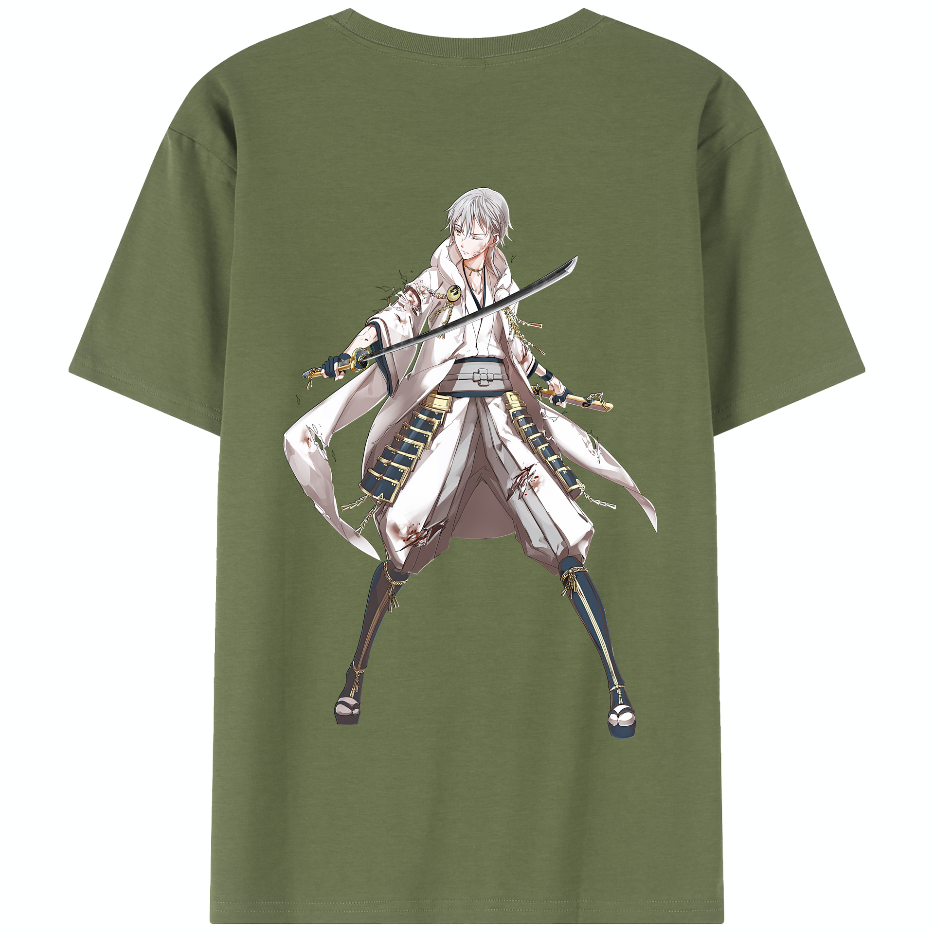 （画像用） 刀剣乱舞 Touken Ranbu 綿100％半袖Tシャツ（背面プリント）